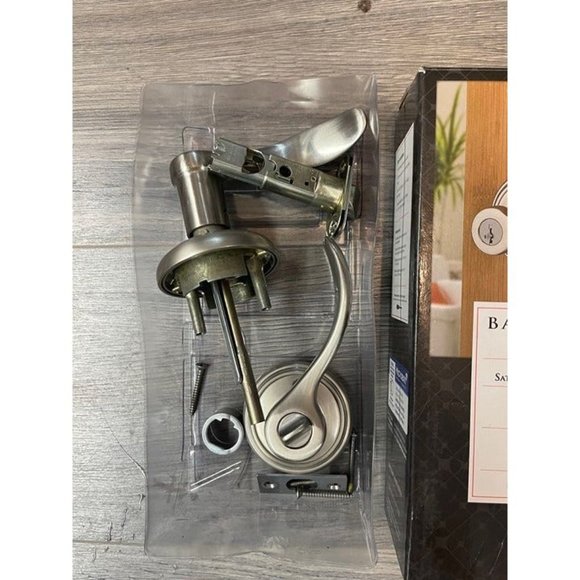 Baldwin Prestige Tobin Entry Lever featuring SmartKey in Satin Nickel - Picture 2 of 4